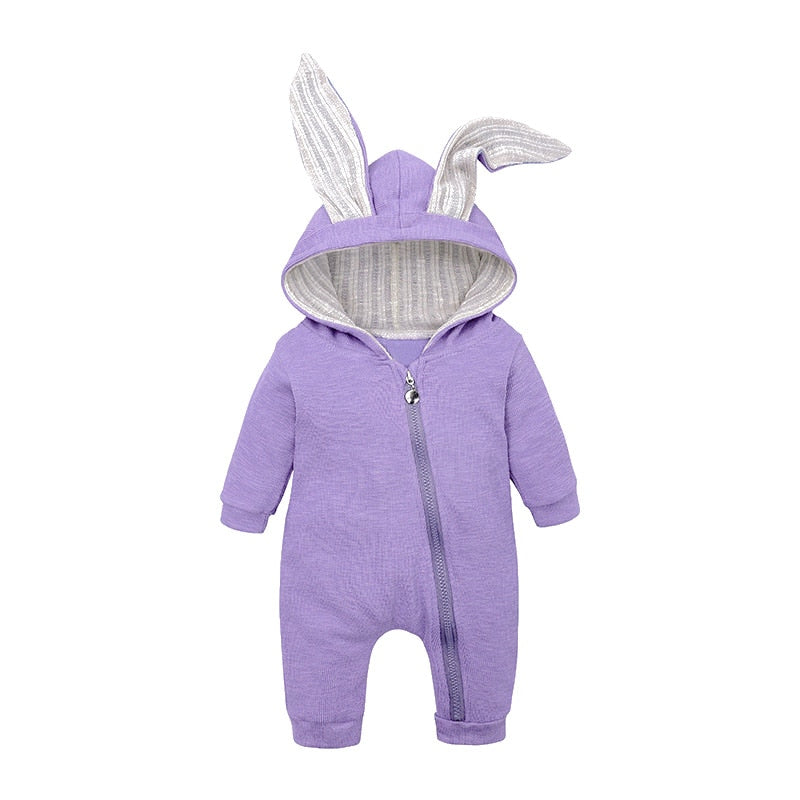 Baby/Kid Romper Jumpsuit with Bunny Ears Design