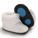 Non-slip Baby Boy / Girl Leather and Fleece Made Boots