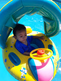 Inflatable Baby Ring Swimming Pool Car