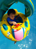 Inflatable Baby Ring Swimming Pool Car