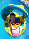 Inflatable Baby Ring Swimming Pool Car