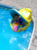 Inflatable Baby Ring Swimming Pool Car