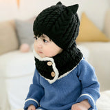 Baby/Kid  Beanie Knitted Wool And Cotton  Hat and Scarf Set 0 to 4 Years Old