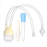 3Pcs/ Set Newborn Baby Safety Silicone Suction Nasal Aspirator and Tweezers