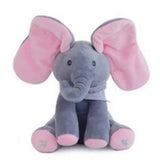 Elephant / Bear Peek-A-Boo Musical Toy For Your Baby 30 CM