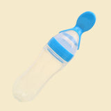 Silicone Baby Feeding Bottle With Spoon