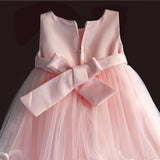 Baby / Kid Elegant and Beautiful Dress With Bow Design Pink Color