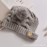 Cute  Baby Furry Ball  Hat