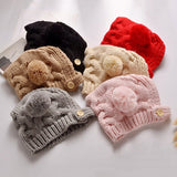 Cute  Baby Furry Ball  Hat