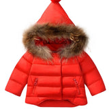 Fashionable Winter Jackets for Boys/Girls With  Fur Hoody