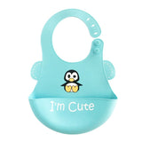 Detachable Food Grade Silicone Waterproof Bib for Baby