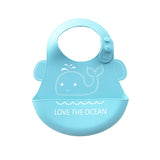 Detachable Food Grade Silicone Waterproof Bib for Baby