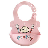 Detachable Food Grade Silicone Waterproof Bib for Baby