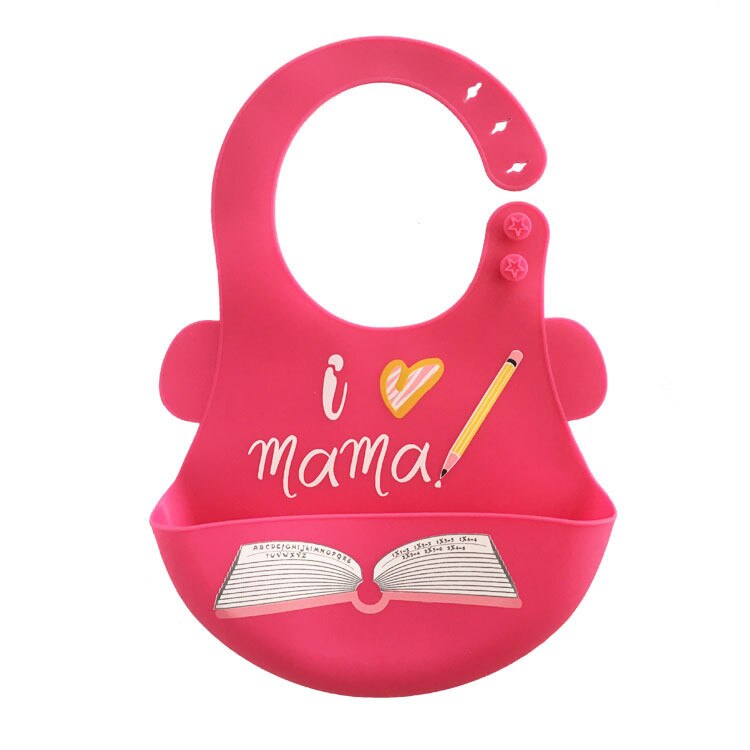 Detachable Food Grade Silicone Waterproof Bib for Baby