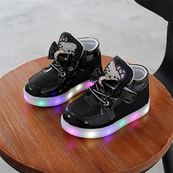 Hello Kitty Baby/Kid's Shoes That Lights Up And  Glowing