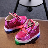 Hello Kitty Baby/Kid's Shoes That Lights Up And  Glowing