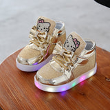 Hello Kitty Baby/Kid's Shoes That Lights Up And  Glowing