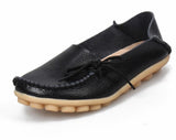 Genuine Leather Shoes For Mommy And Daughter Color Black