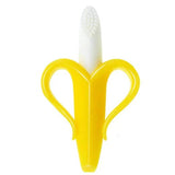 BPA FREE Baby Banana Silicone Teether and Toy / Banana Toothbrush Shaped