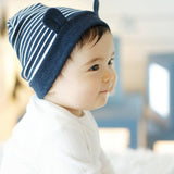 Cute Soft Cotton Baby Beanie with Ears