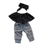 3 pcs / Set  Fashionable Outfits  for   A Baby Girl from 0 to 3 year Old